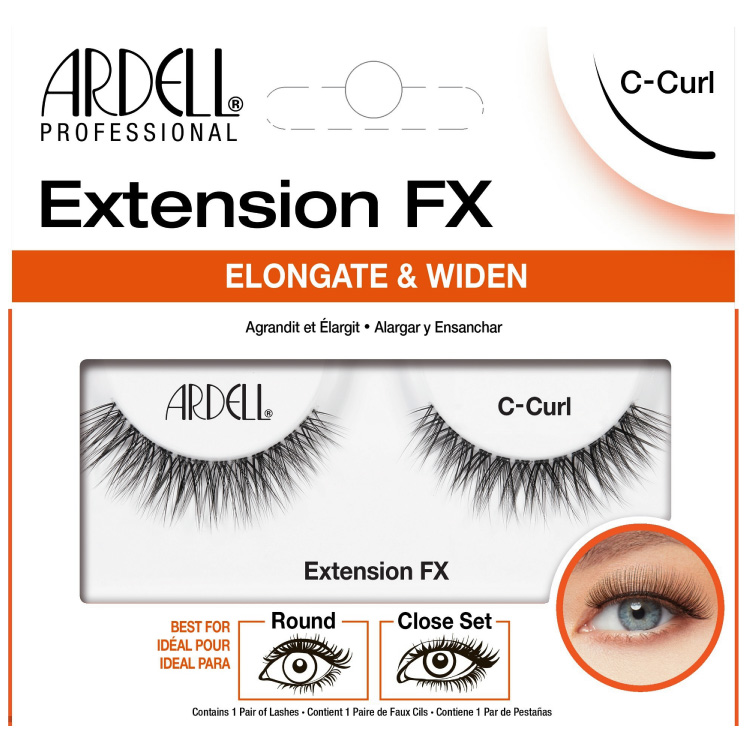ARDELL Profesionální umělé nalepovací řasy Extension FX C-Curl Elongate & Widen