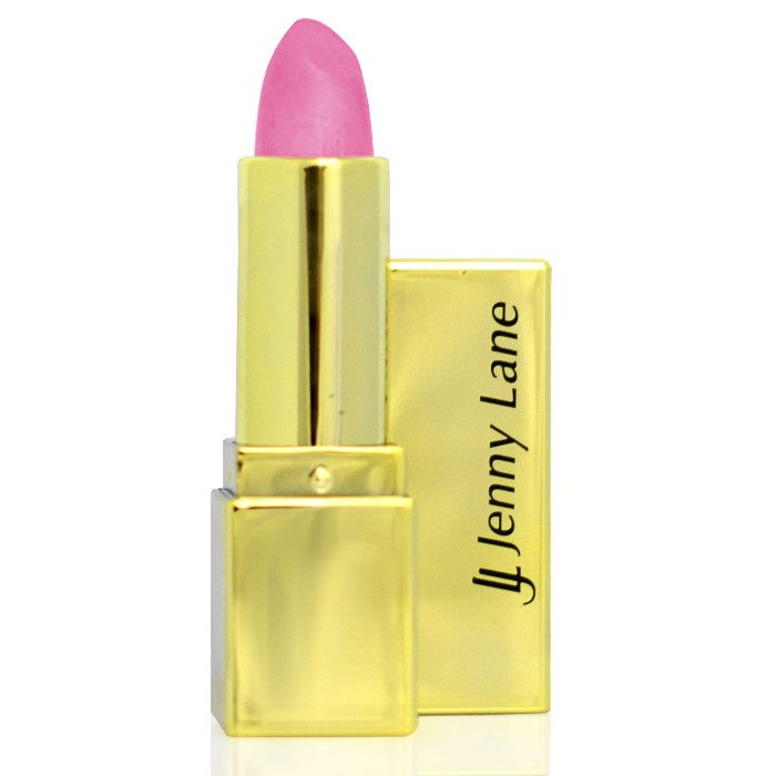 JENNY LANE Lipstick Gold & Classic UV 116 Světle růžová perleťová rtěnka Glitter Baby 5g