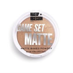 Makeup Obsession Pudr Game Set Matte - Matte Powder Kalahari pro středně tmavé odstíny pleti se studeným podtónem 7,5g