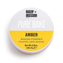 Makeup Obsession Pudr Pure Bake Baking Powder Amber pro redukci nedokonalostí u tmavší až snědé pleti 8g
