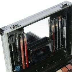 Plně vybavený kosmetický hliníkový kufr pevný