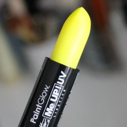 Žlutá UV rtěnka NEON Yellow s flitry 4g
