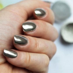 Stříbrné pigmenty pro dekoraci nehtů
