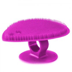 SILICONE FACE CLEANSING fialový silikonový čisticí pleťový kartáček