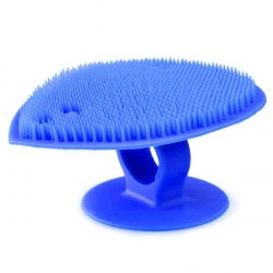 SILICONE FACE CLEANSING modrý silikonový čisticí pleťový kartáček