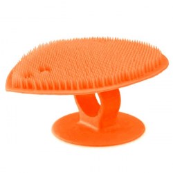 TRD SILICONE FACE CLEANSING oranžový silikonový čisticí pleťový kartáček