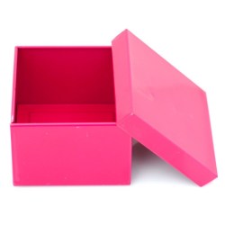 TRD Box Pelchová krabička čtveratá tmavě růžová