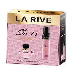 LA RIVE SHE IS MINE Dámská parfémová kazeta EDP 90ml + DEO 150ml