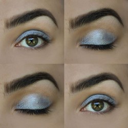 Modré sypké oční stíny Blue Wizard by Solange 2g