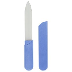 NORMA Skleněný pilník s krytkou tmavě modrý 12,5cm