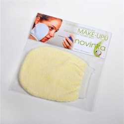 Odličovací rukavice - houbička fialová pro odstranění makeupu