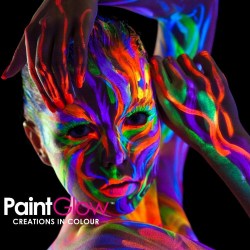 Fialová kreativní barva pro dekoraci obličeje a těla 10ml
