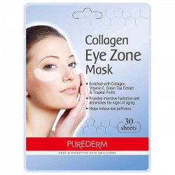PUREDERM Collagen Eye Zone Mask Kolagenová maska očního okolí 30 polštářků