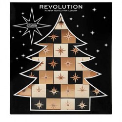 Velký kosmetický adventní kalendář ve tvaru stromku s kostkami 2018 
