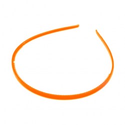 Čelenka na vlasy střední oranžová neonová
