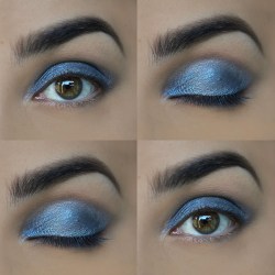 Tmavě modré sypké oční stíny Deep Grenade by Solange 2g