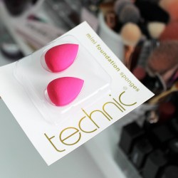Houbičky na make-up růžové