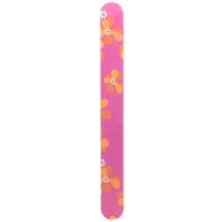 TRD NAIL CARE Papírový smirkový pilník na nehty růžové kytičky 18cm