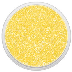 TRD Žluté třpytky flitry na tělo a obličej V18 3,5cm