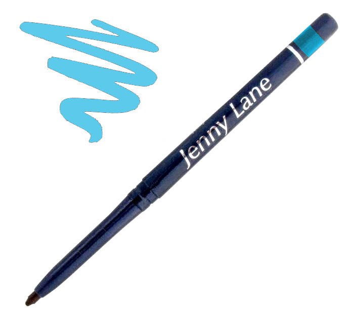 JENNY LANE světle modrá tužka na oči automatická vysouvací voděodolná 2g